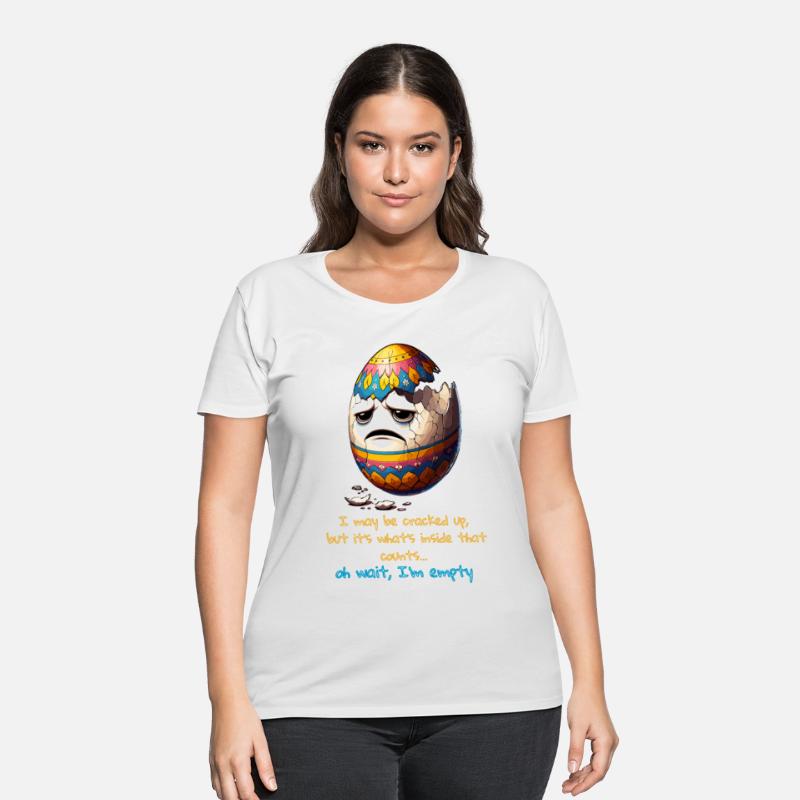 Funny Easter Egg Depressed Empty Inside Eggshell