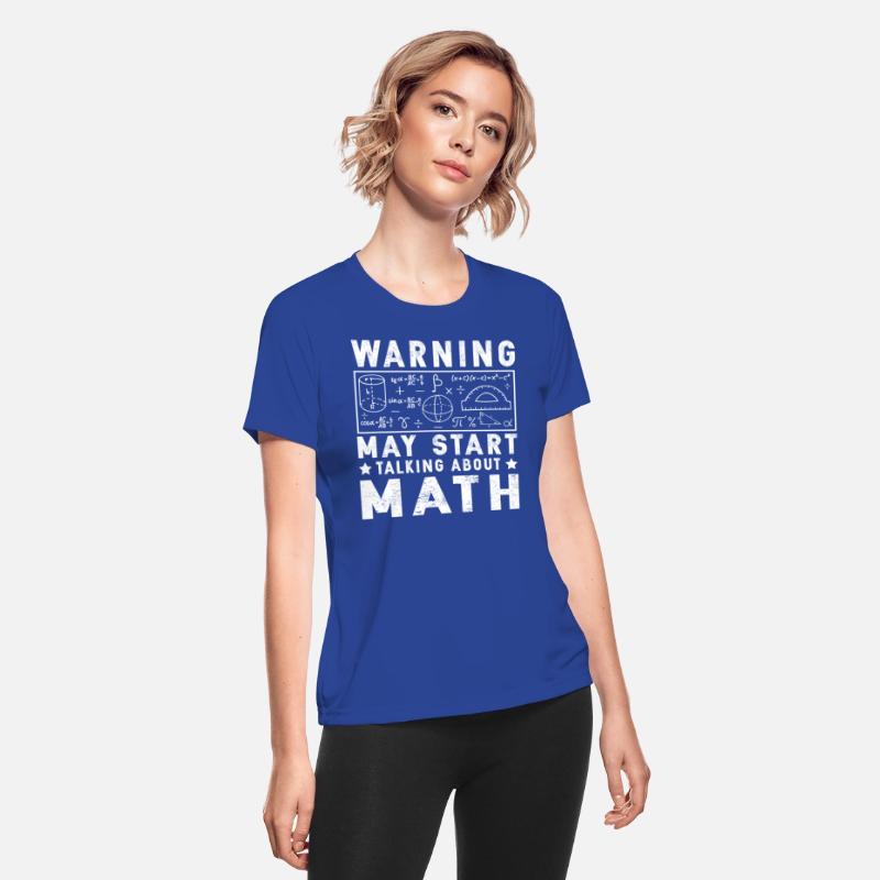 Funny Math Teacher Warning Geek Nerd Gift