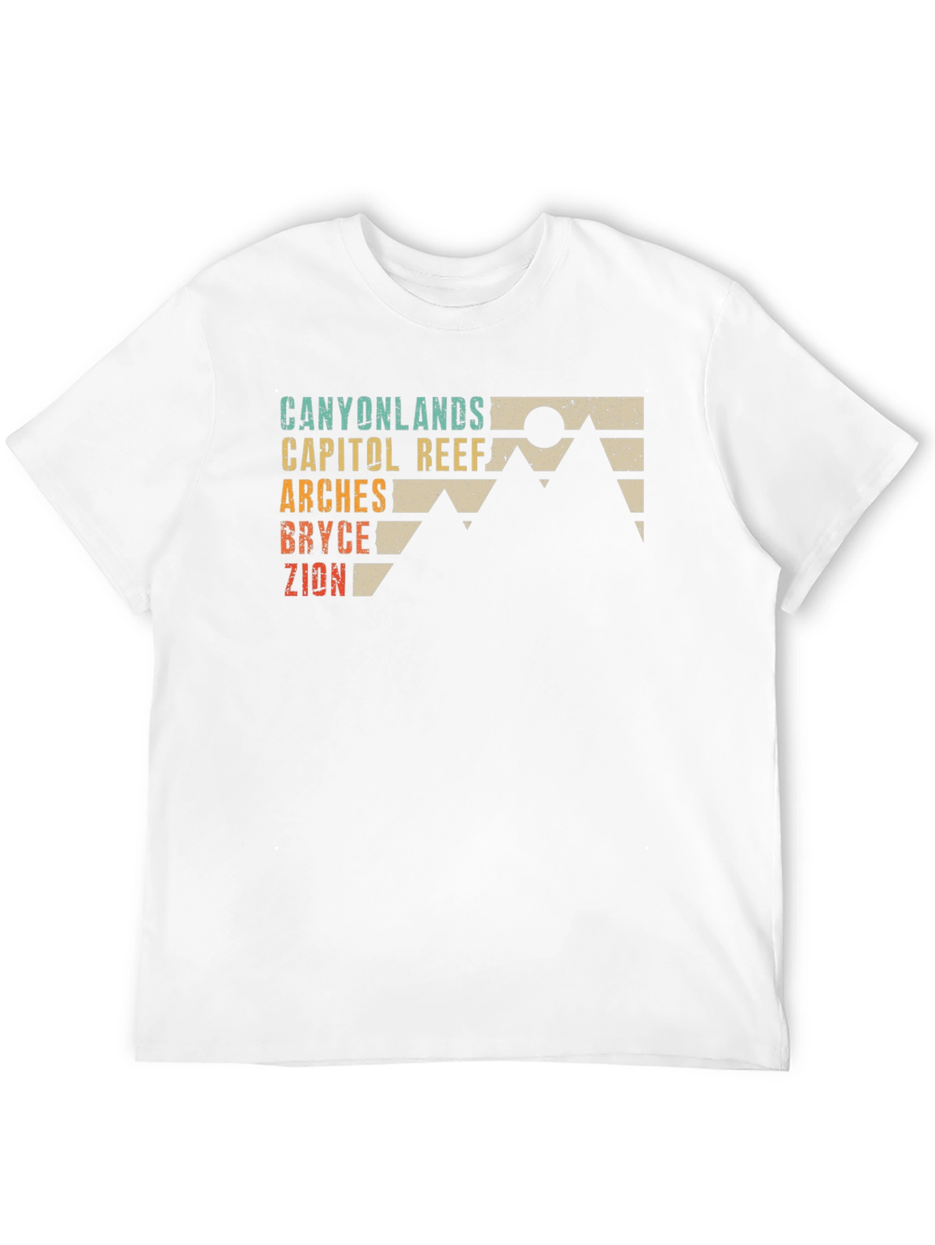 Utah National Parks Retro Graphic Tee