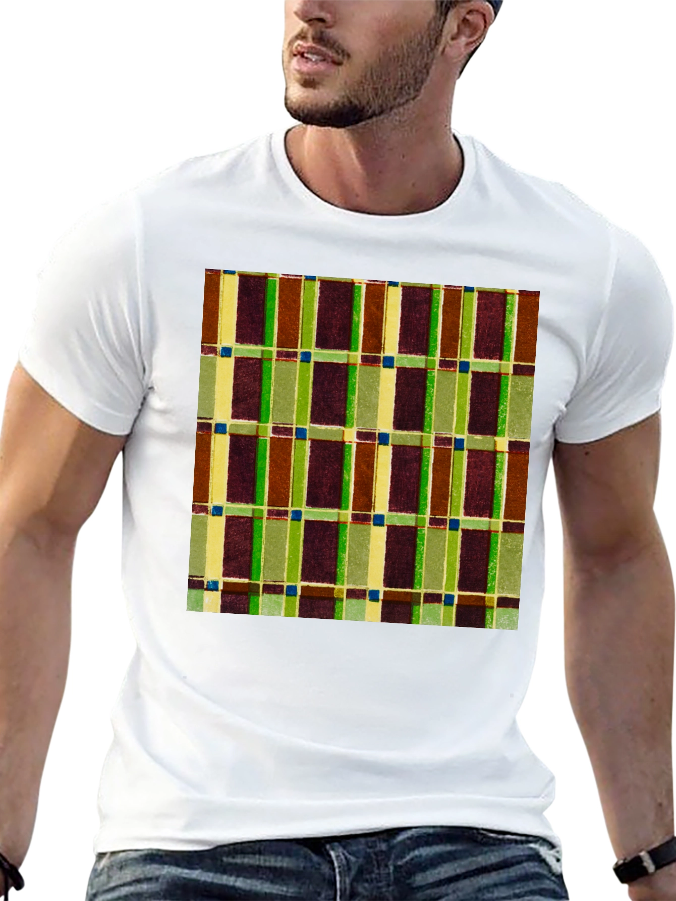 Abstract Geometric Pattern T-Shirt