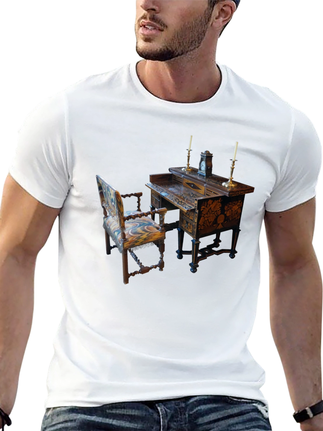 Antique Desk and Chair Graphic Tee