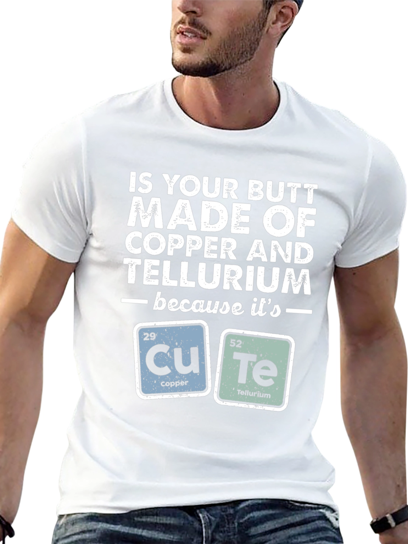 Funny Chemistry Pun T-Shirt - Copper & Tellurium