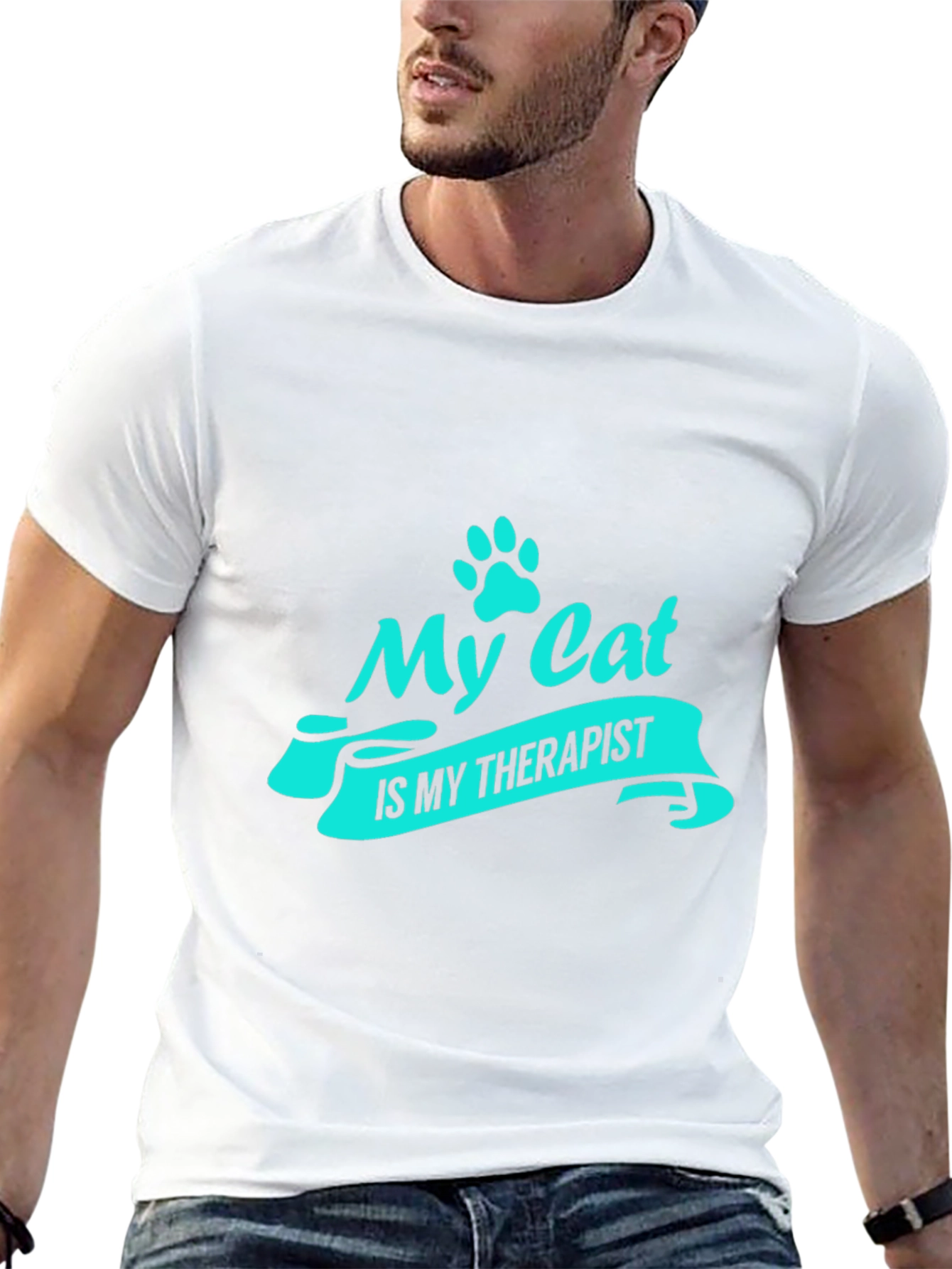 My Cat is My Therapist T-Shirt