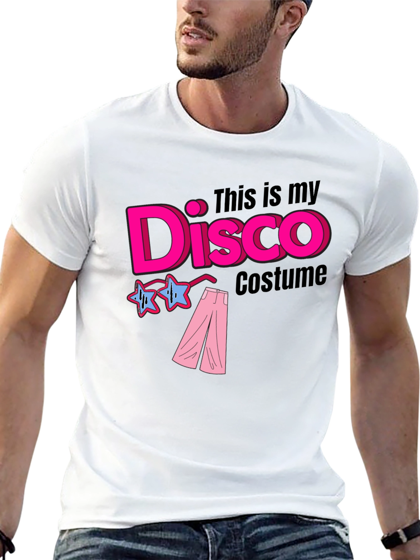 Disco Costume Graphic T-Shirt