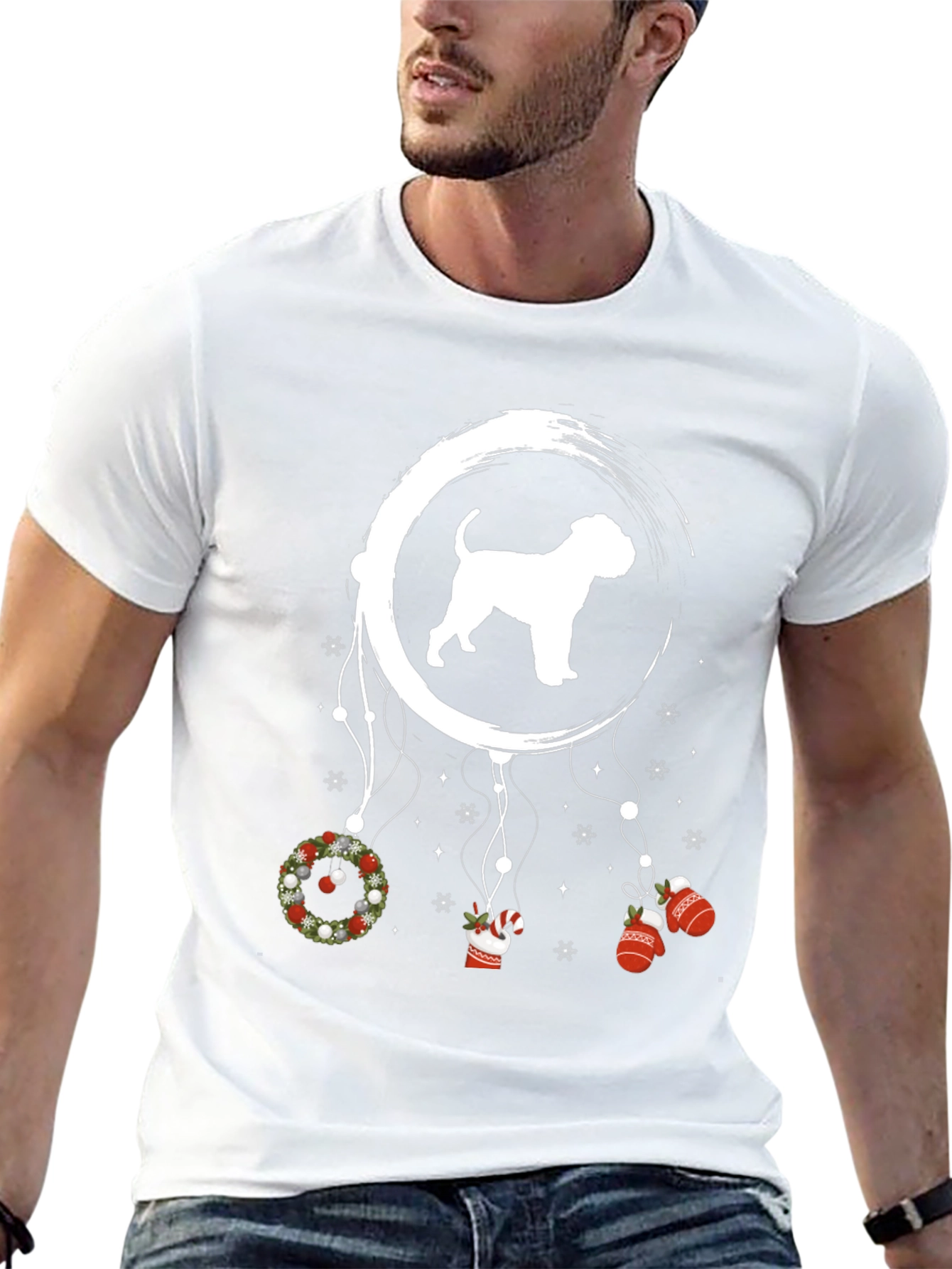 Festive Dog Dreamcatcher Tee