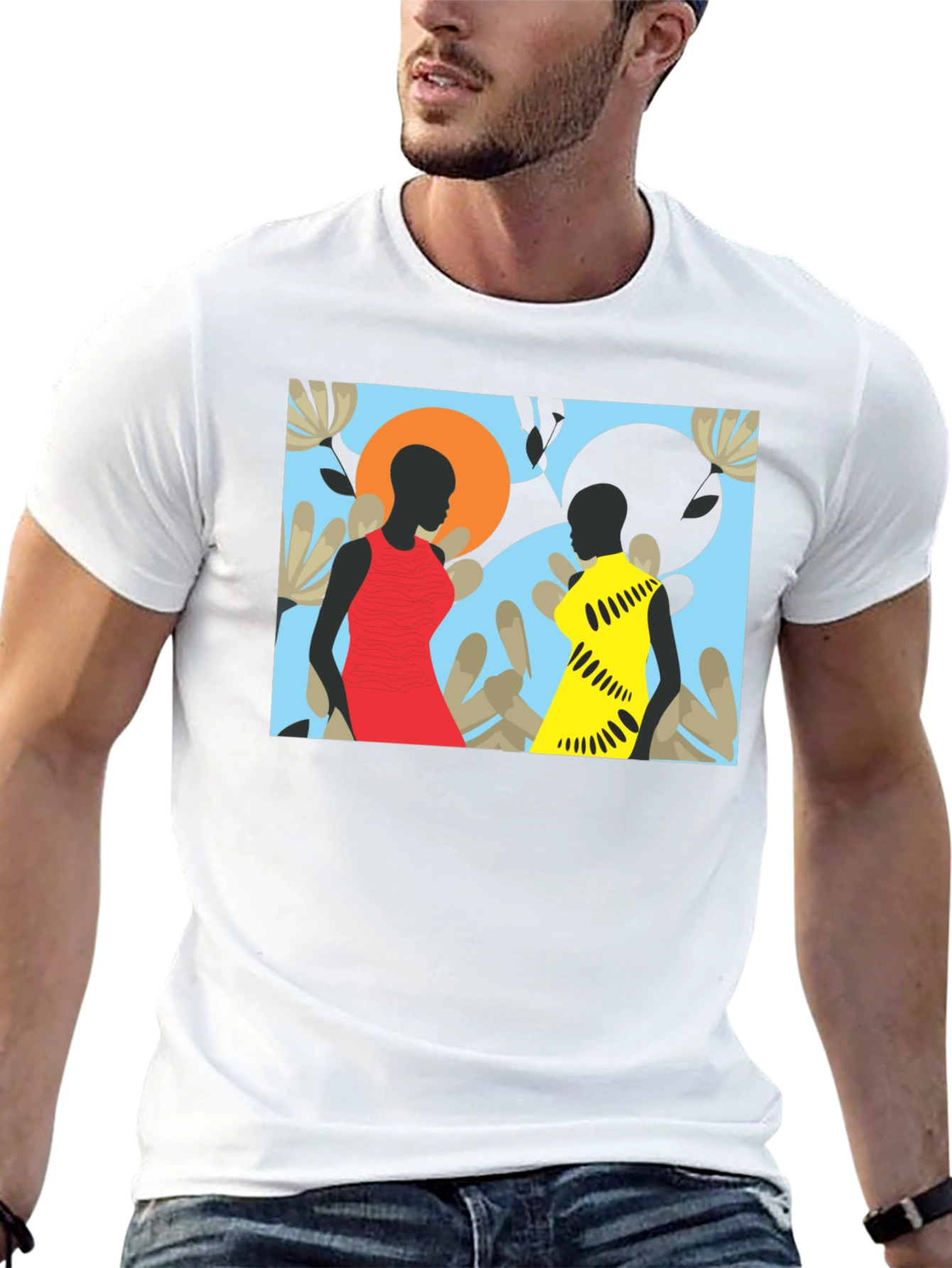 Vibrant Womens Graphic Tee
