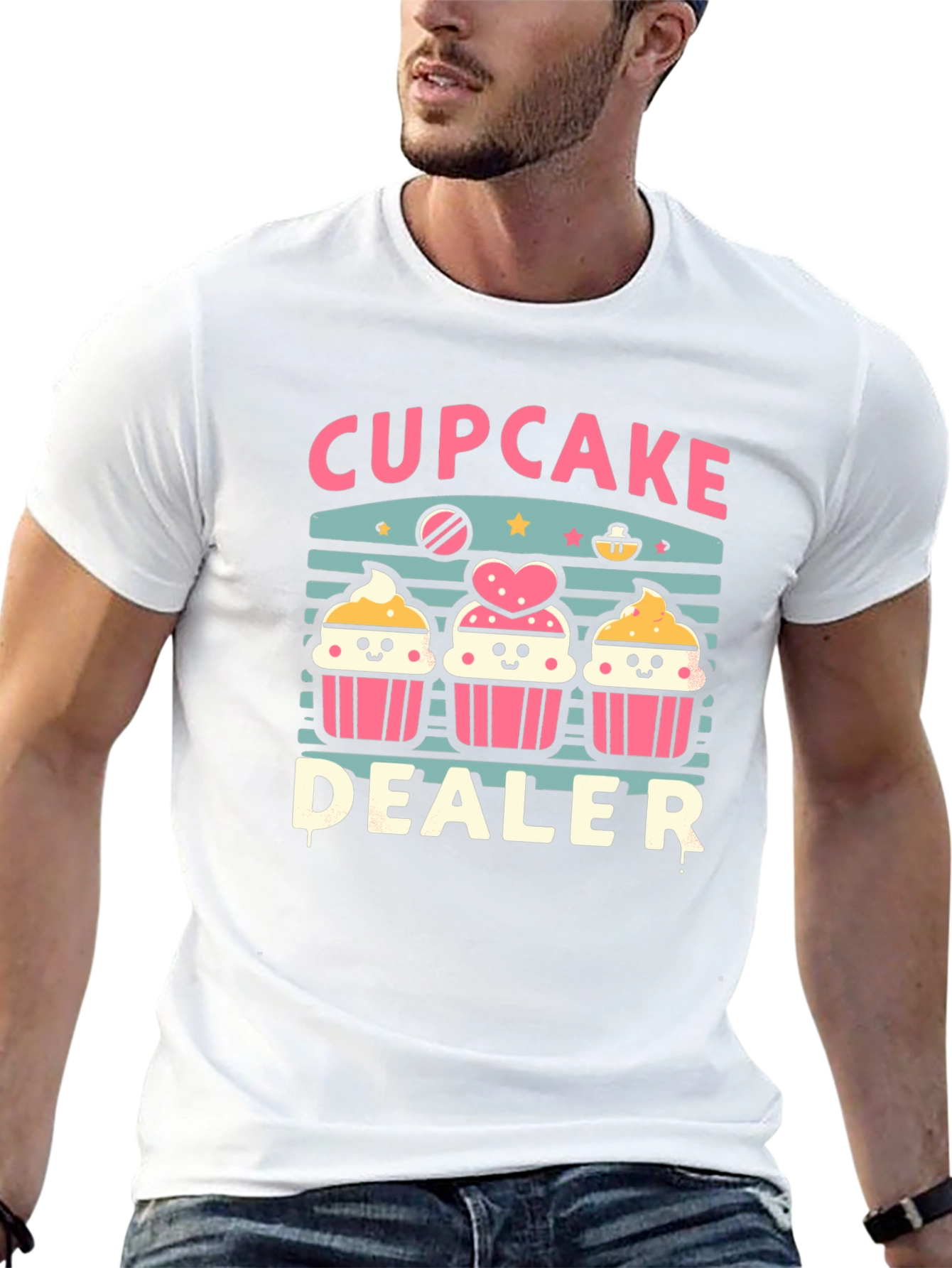 Cupcake Dealer Graphic T-Shirt