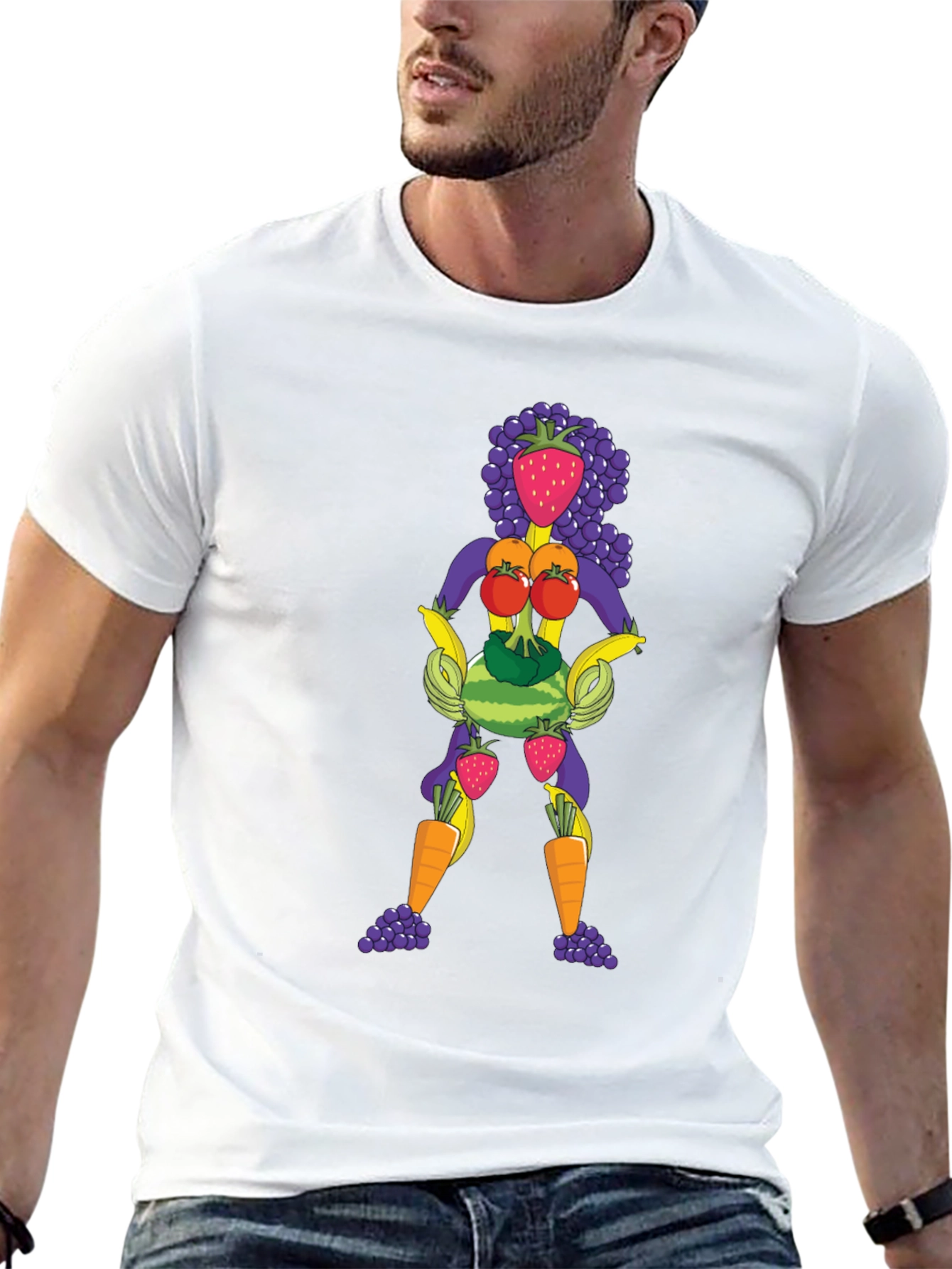 Fruit Lady Graphic Tee - Black