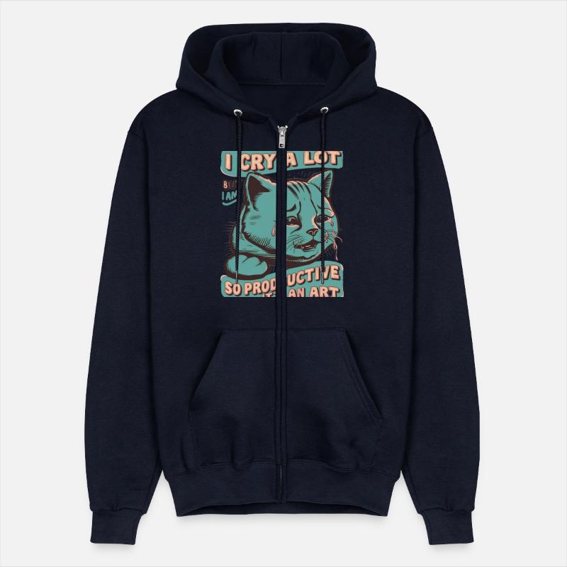 I Cry A Lot But I Am So Productive It's An Art Cat