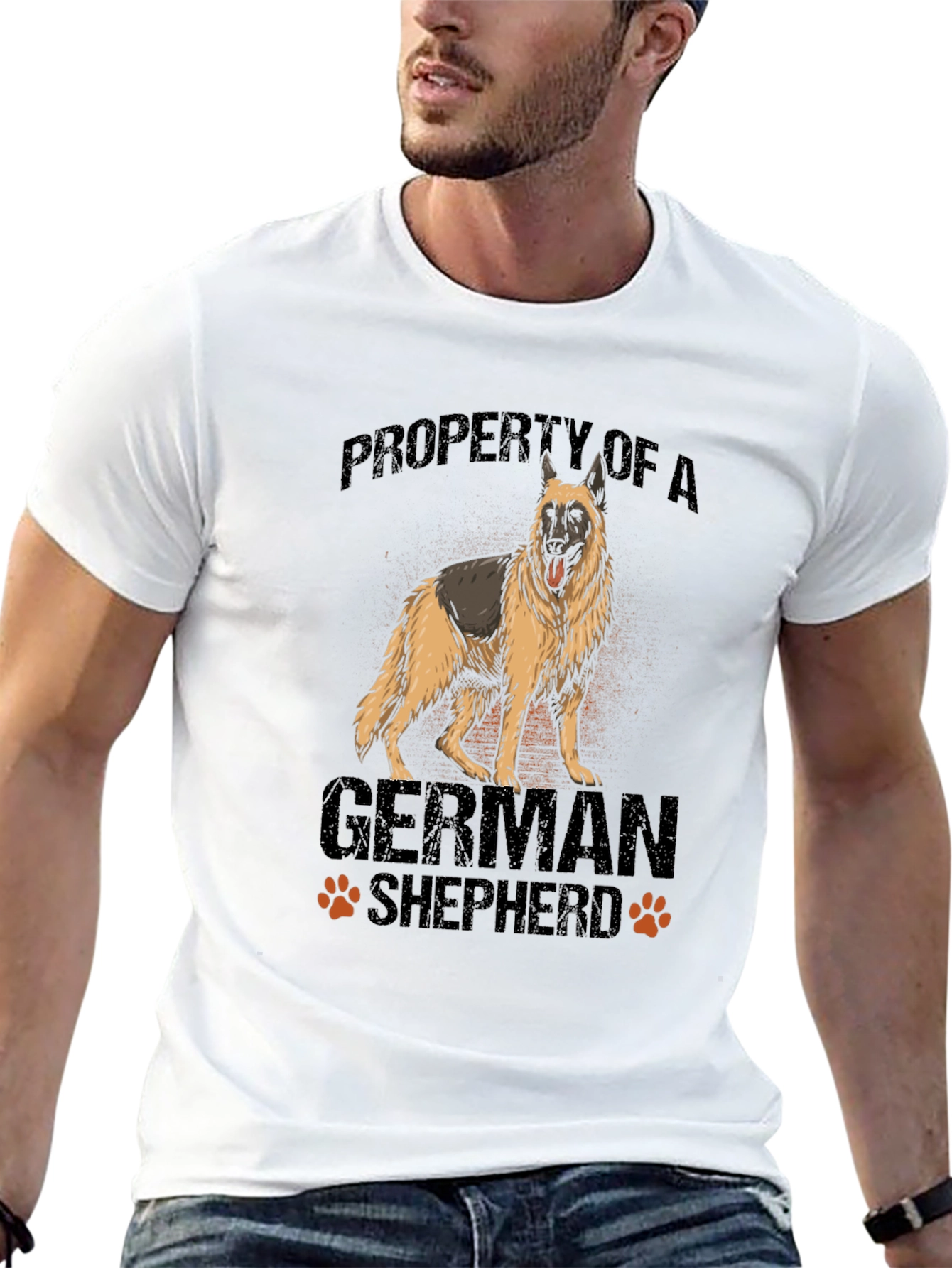 Property of a German Shepherd Black T-Shirt