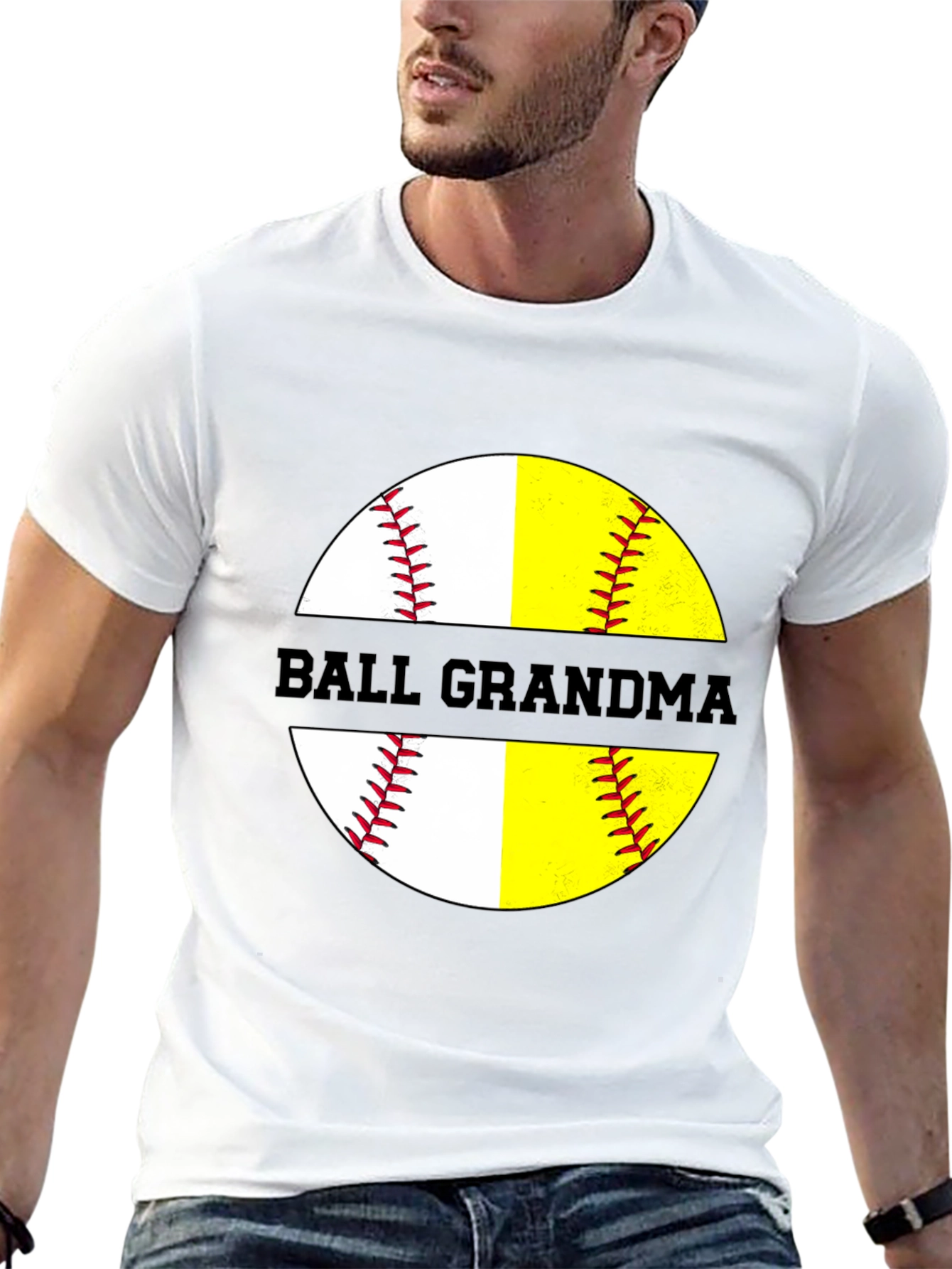 Ball Grandma Softball T-Shirt