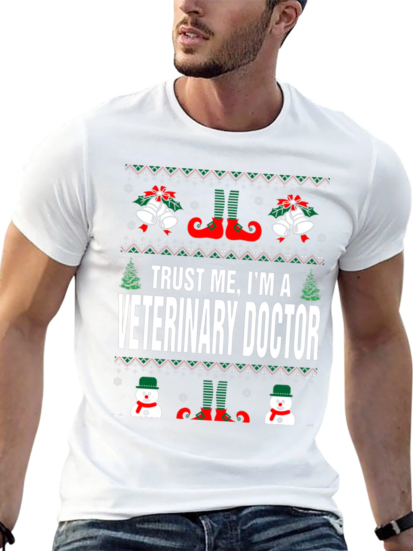 Veterinary Doctor Christmas T-Shirt