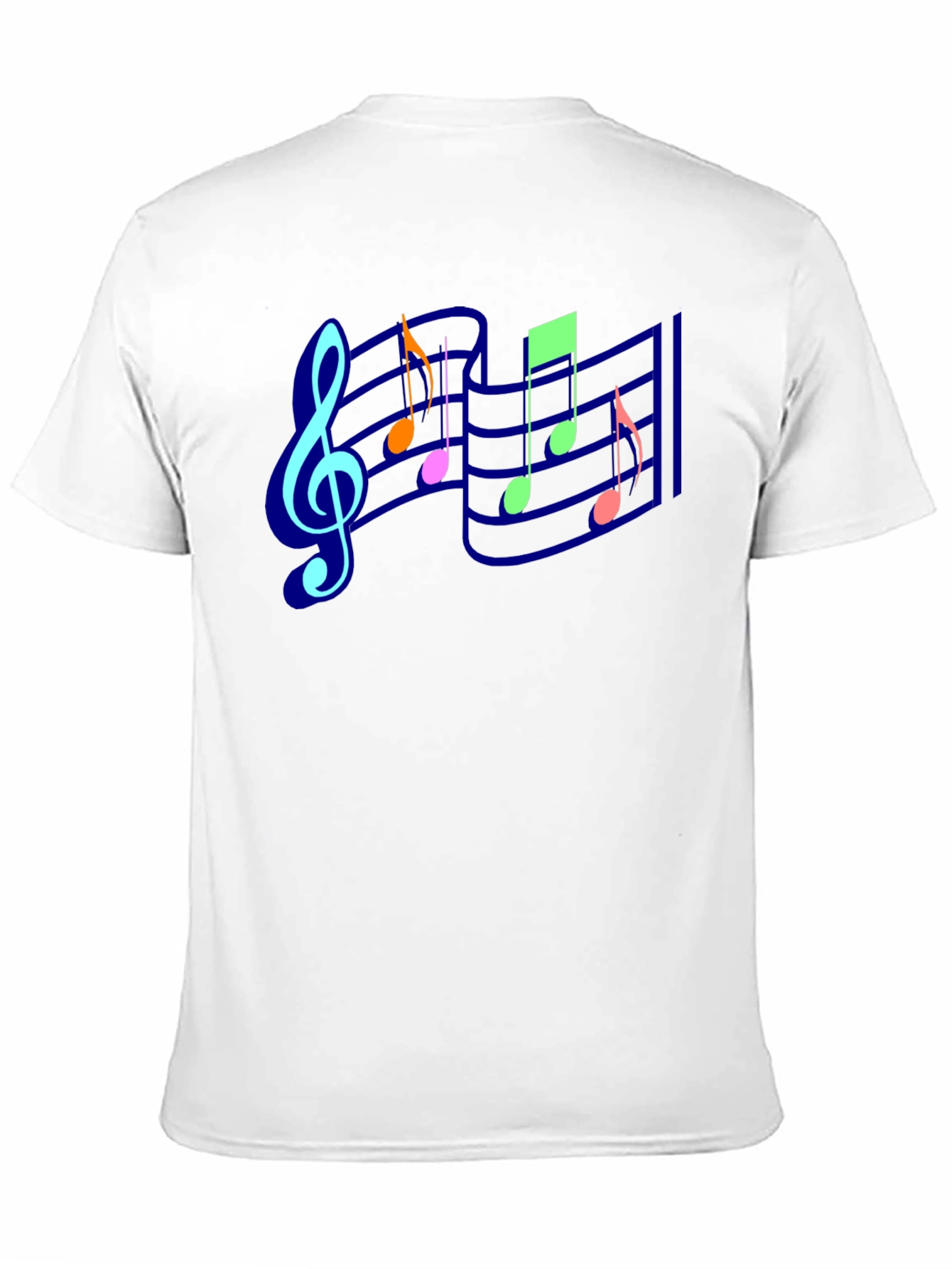 Musical Note Staff T-Shirt