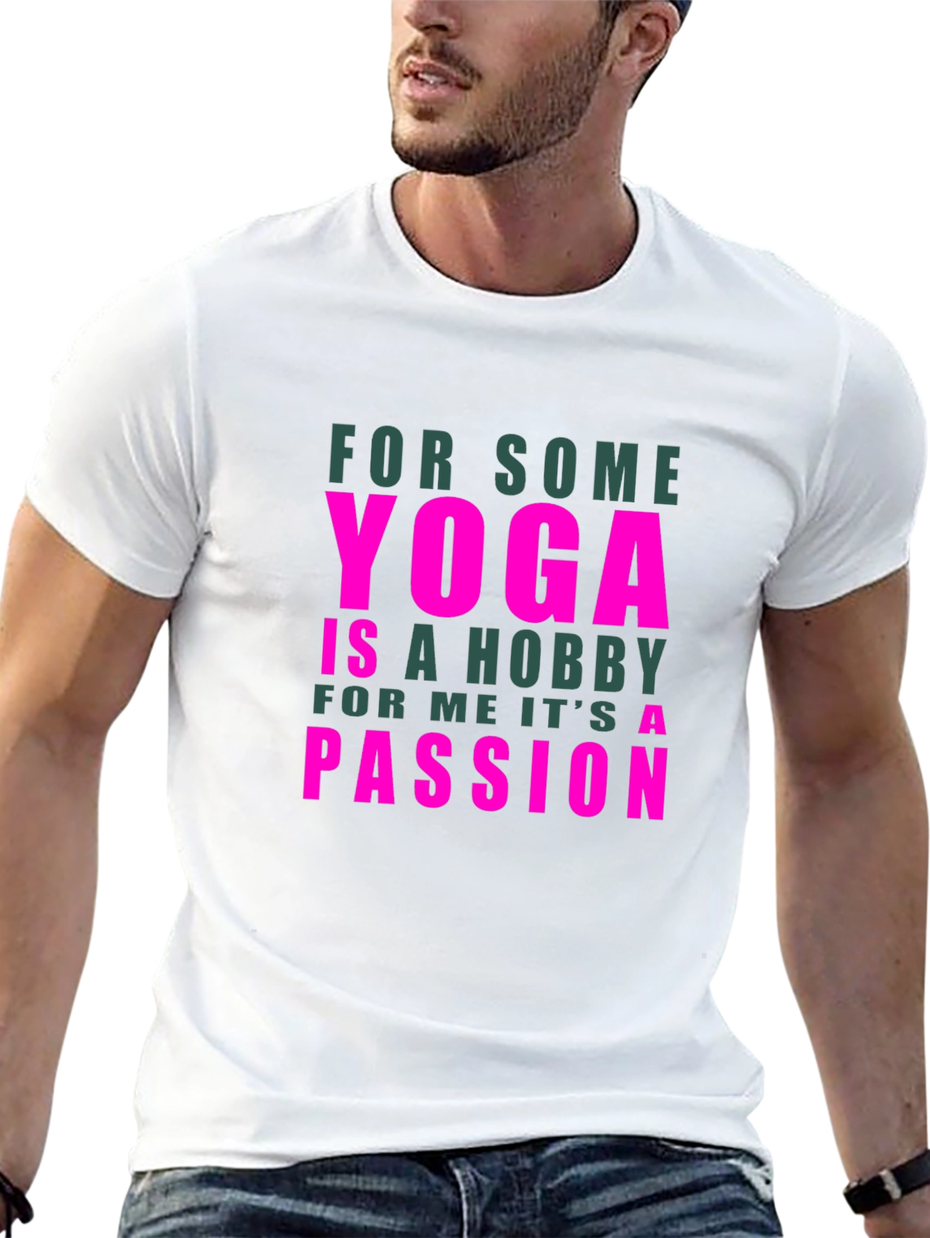 Yoga Passion T-Shirt - Black Cotton Tee