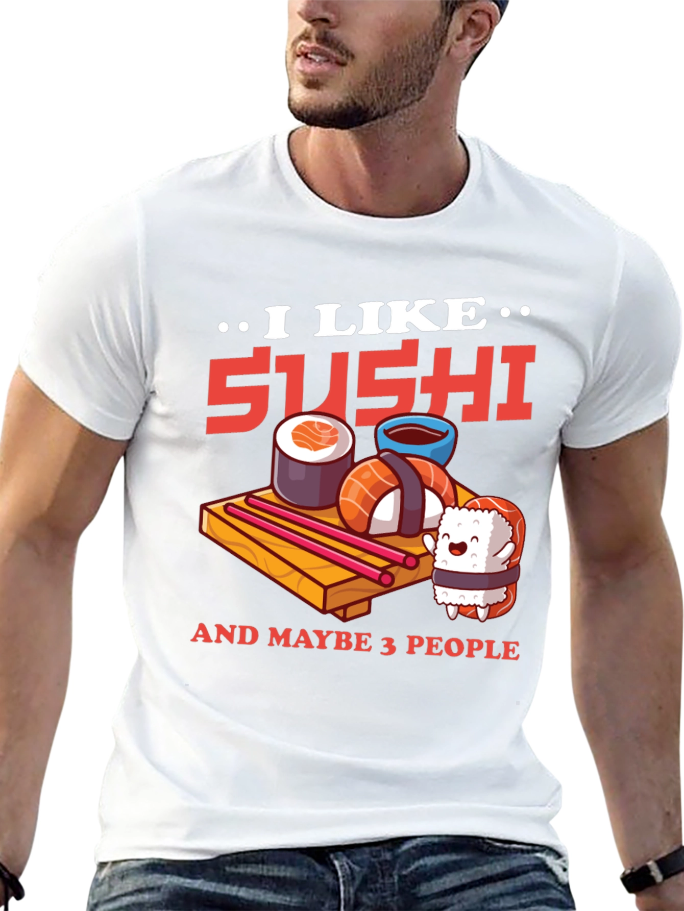 I Like Sushi T-Shirt: Fun Foodie Tee