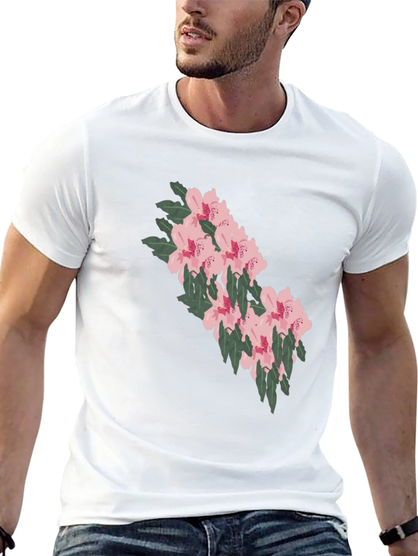 Floral Print T-Shirt: Stylish & Comfortable