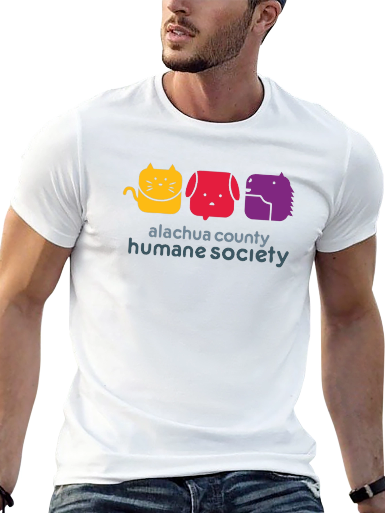 Alachua County Humane Society Black T-Shirt