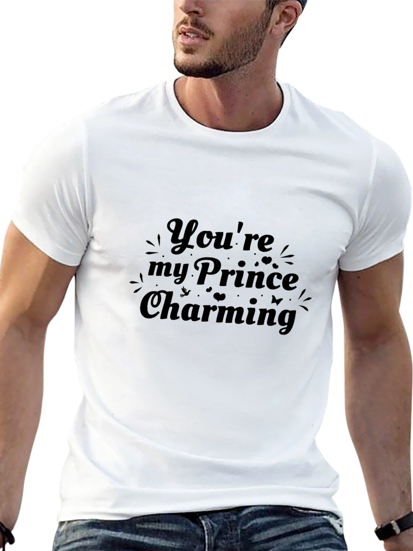 Prince Charming T-Shirt - Soft Black Tee