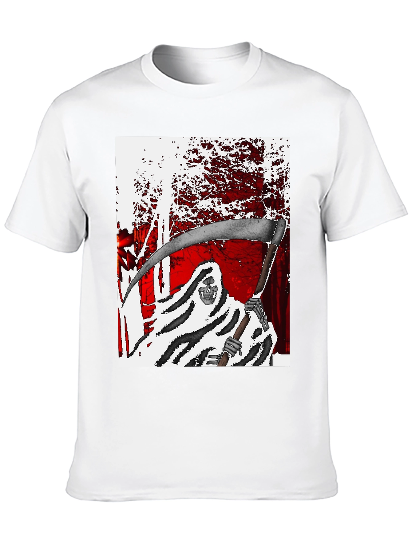 Grim Reaper Graphic Tee - Dark Humor T-Shirt