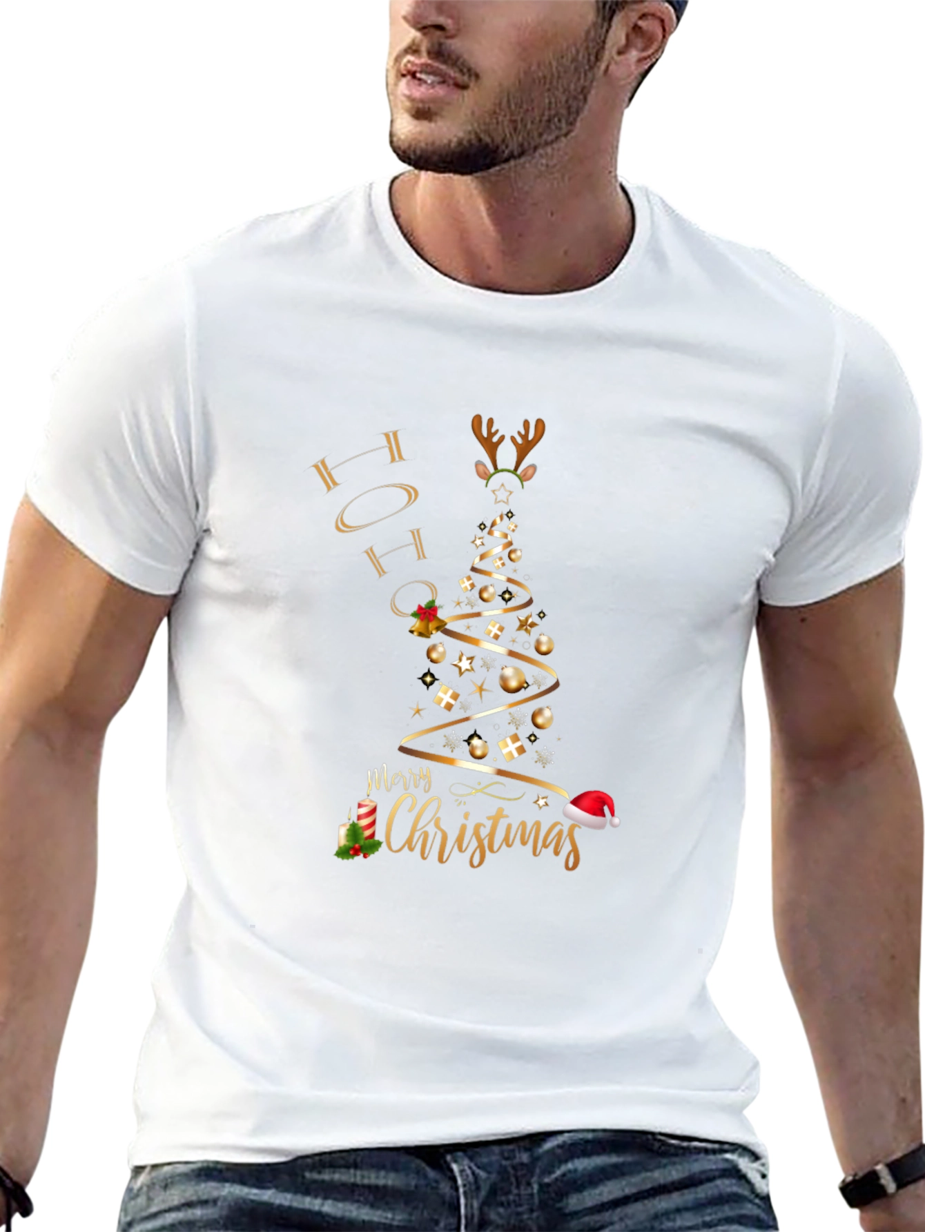 Festive Holiday Christmas Tree T-Shirt