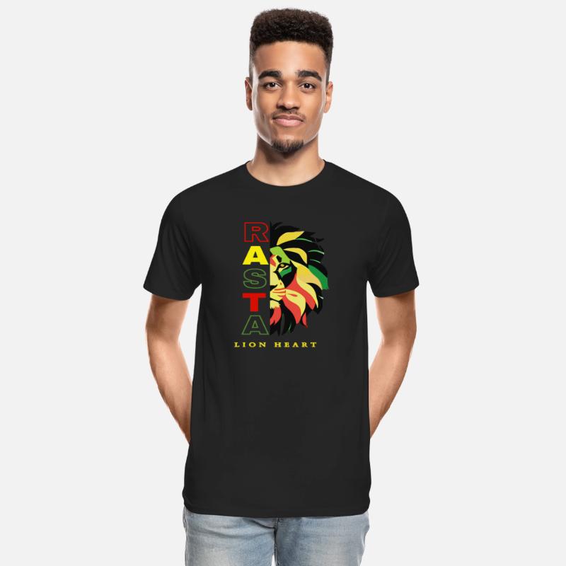 Lion Heart Rasta T shirt and Hoodies