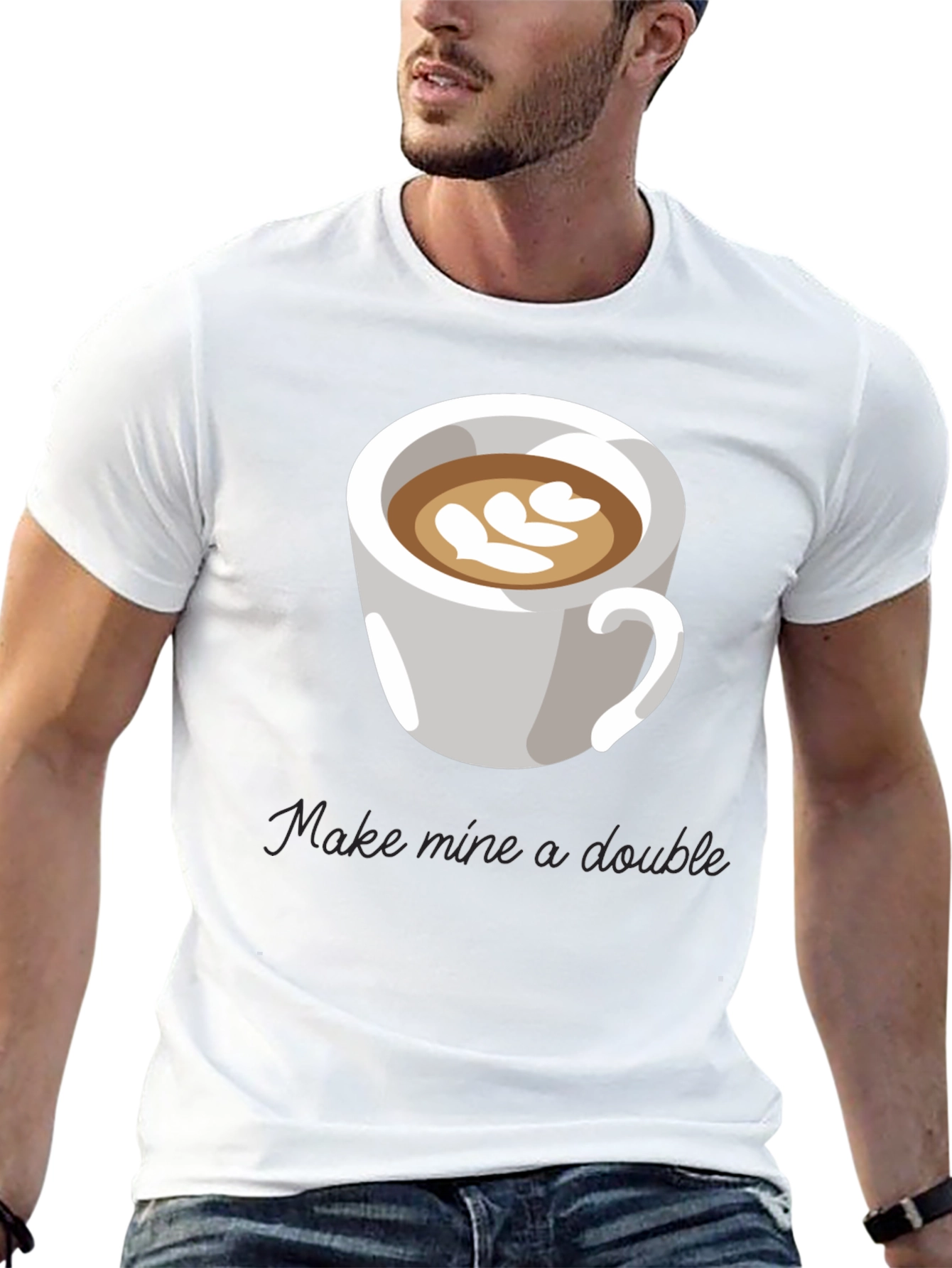Coffee Lovers Tee: Make Mine a Double