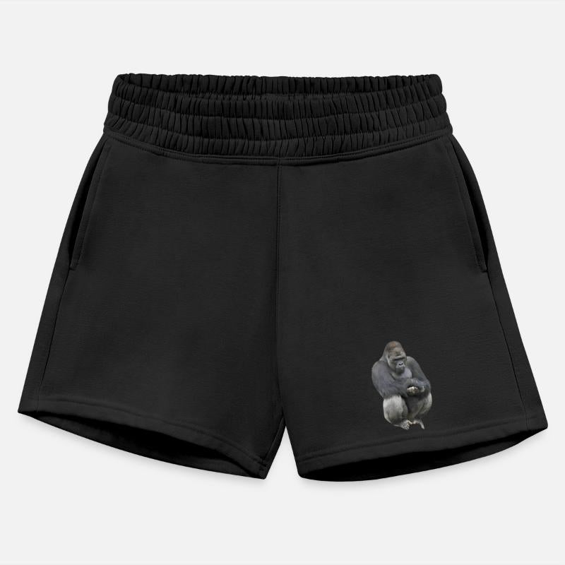 Majestic Gorilla Silhouette Design