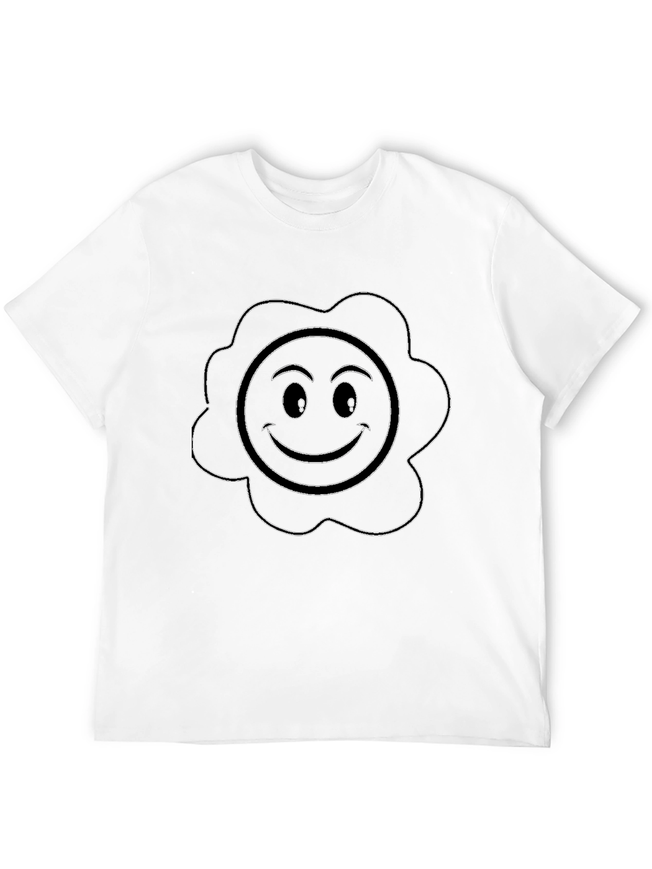 Smiley Face Black T-Shirt