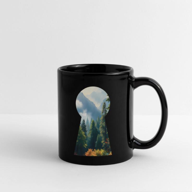 Misty mountain forest