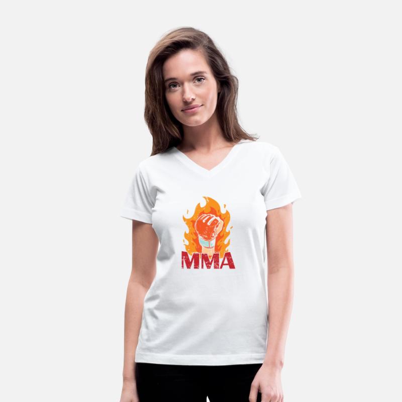 MMA burning Boxing Glove with Fire