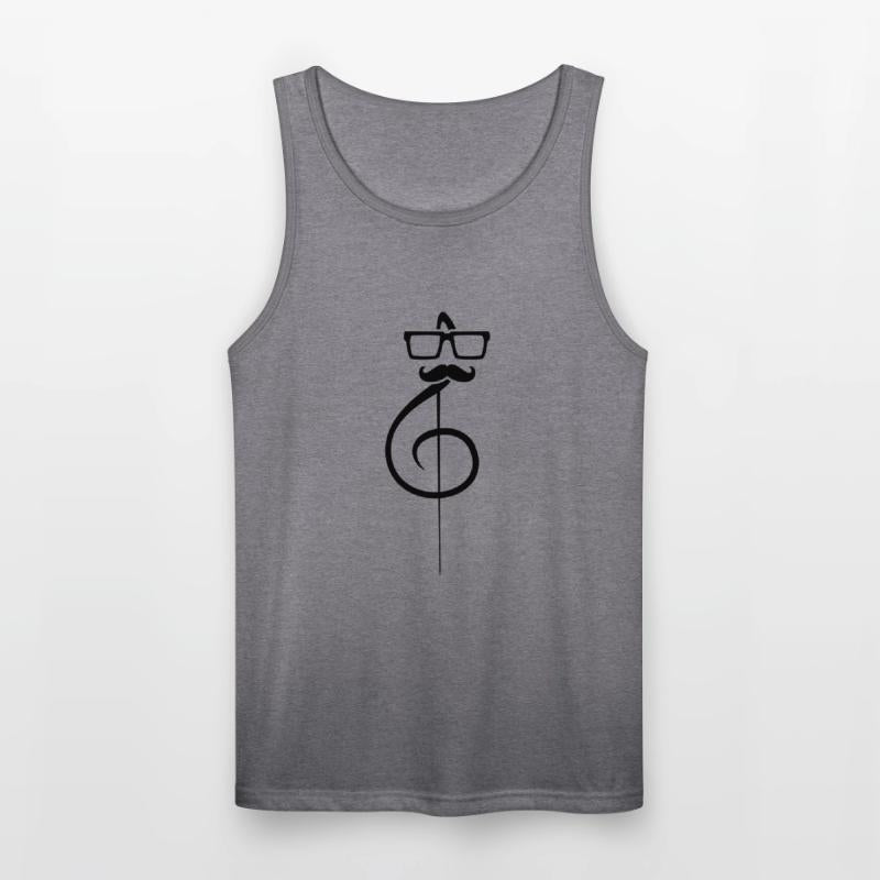 Music Clef Note Mustache Beard Nerd Geek Glasses