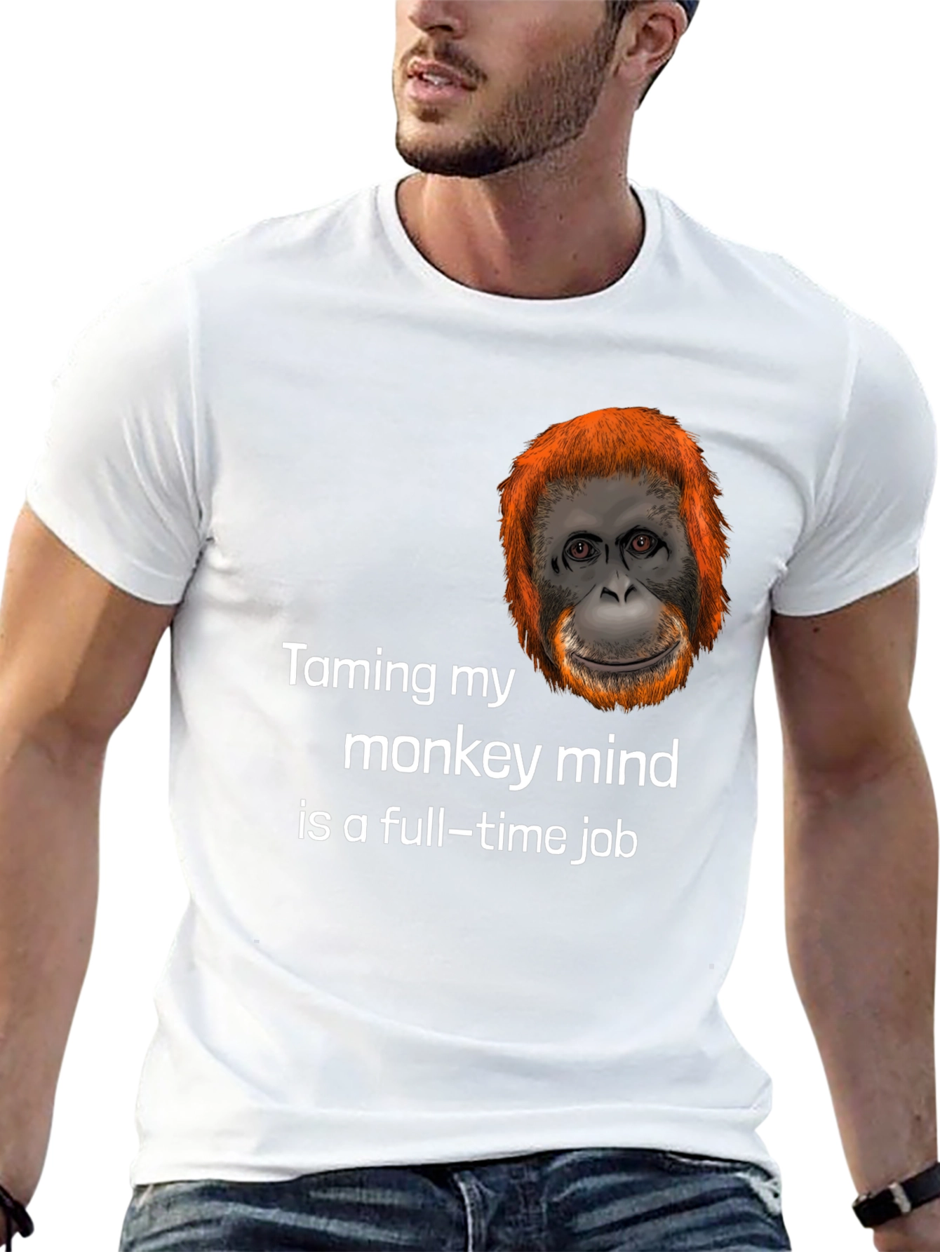 Monkey Mind T-Shirt - Full-Time Job