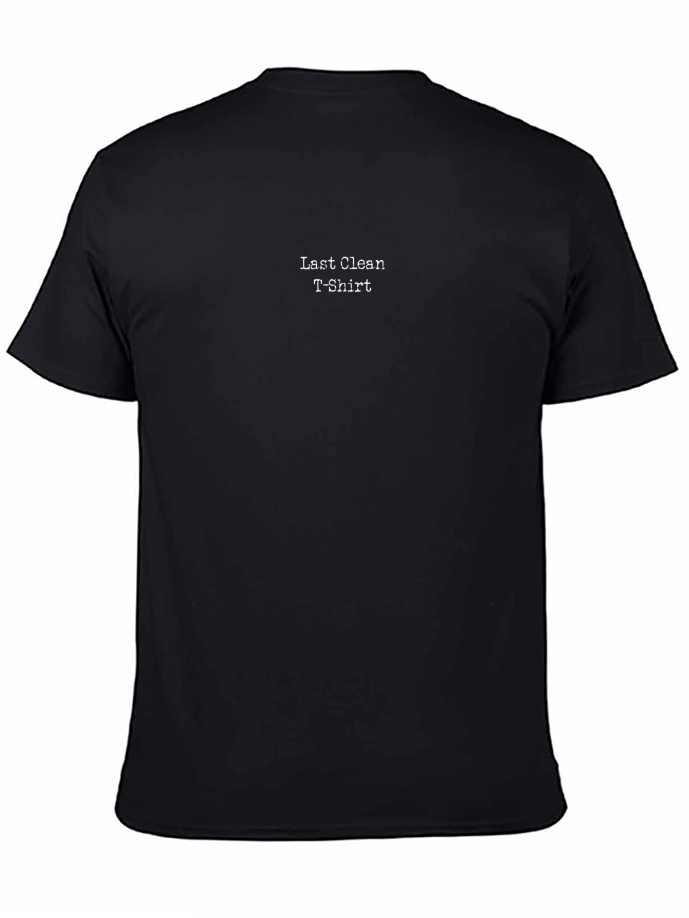 Last Clean T-Shirt - Mens Black Tee