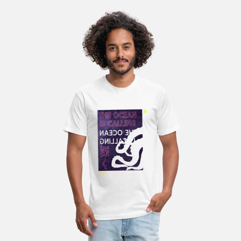 Ocean Calling Japanese Street Graphic T-shirt