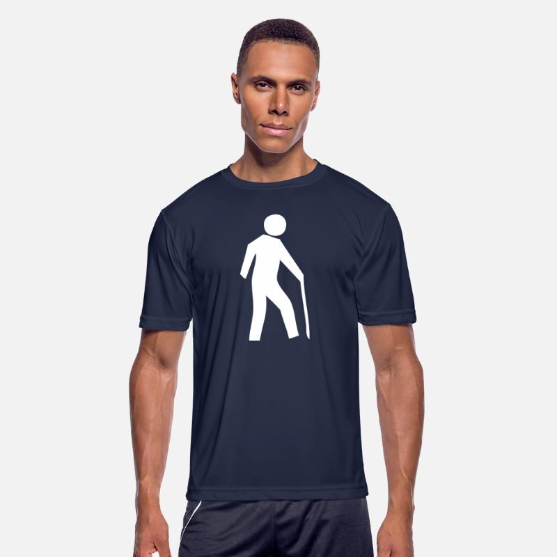 Old Man With A Walking Stick