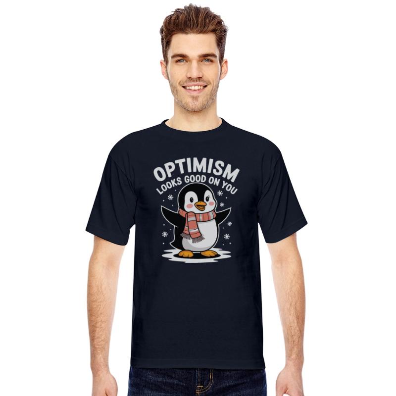 Optimism Looks Good On You Penguin