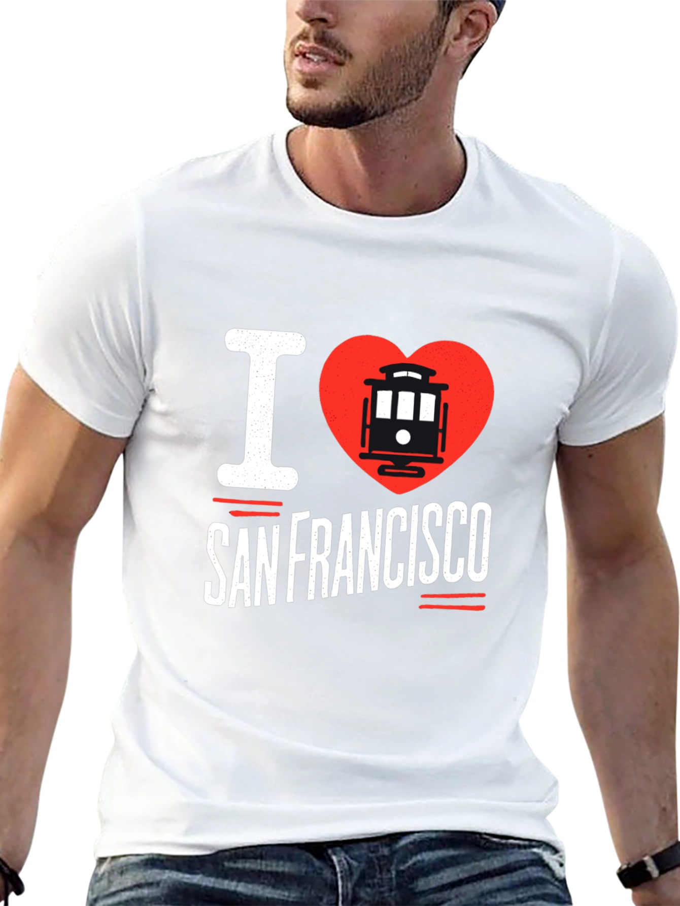I Love San Francisco Graphic T-Shirt