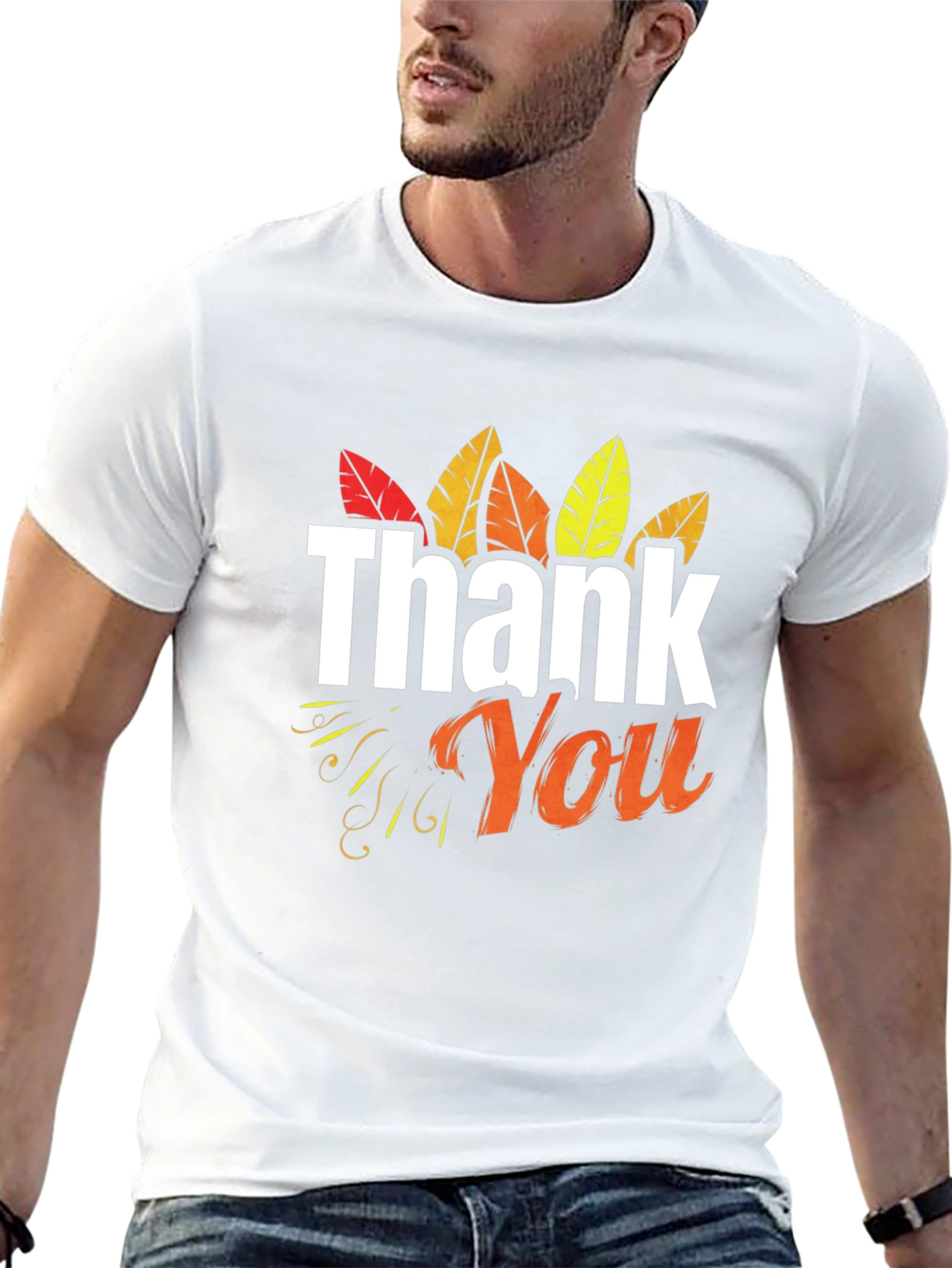 Thank You Thanksgiving Graphic T-Shirt