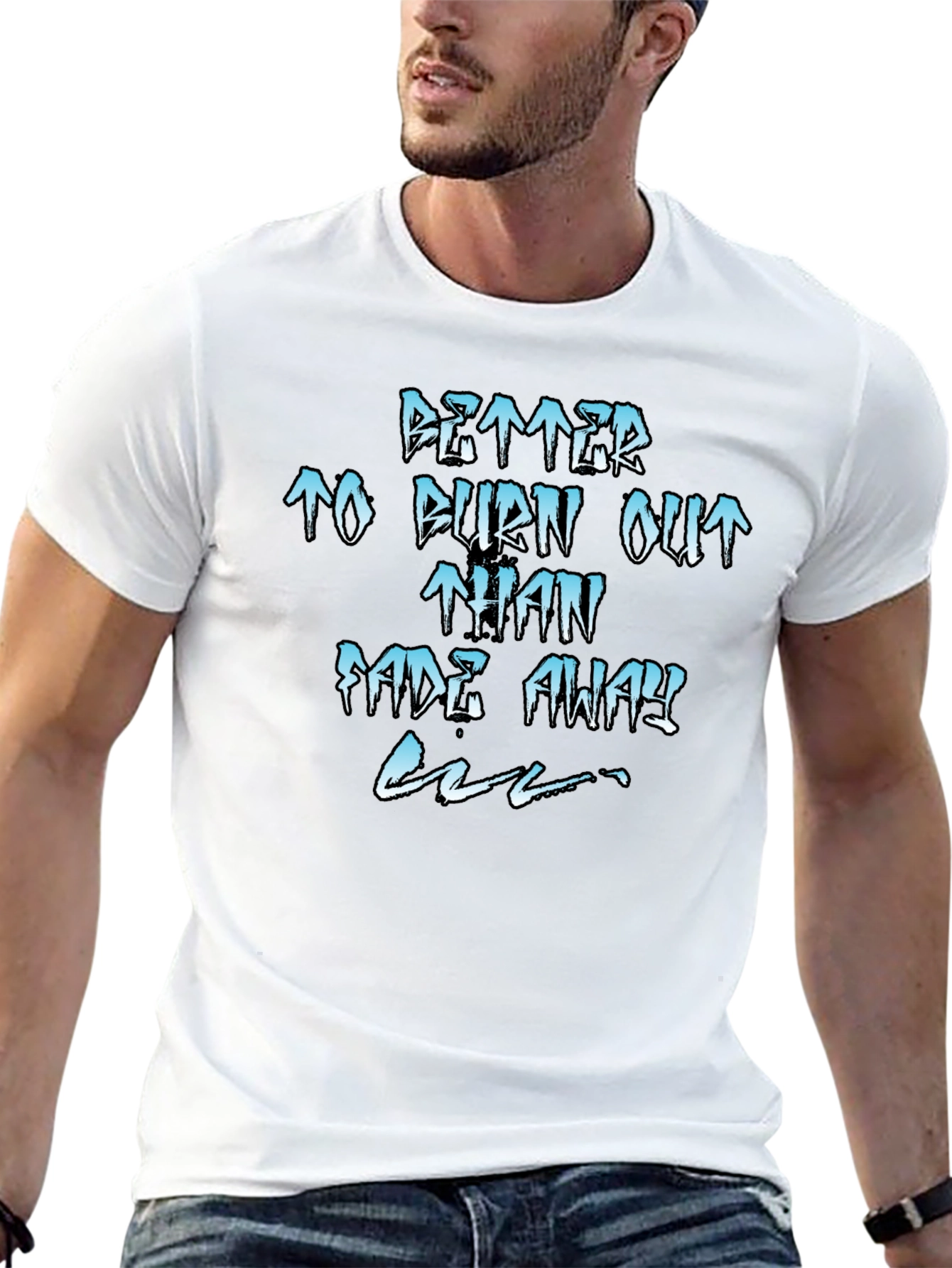 Better Burn Out Tee - Black Graphic T-Shirt