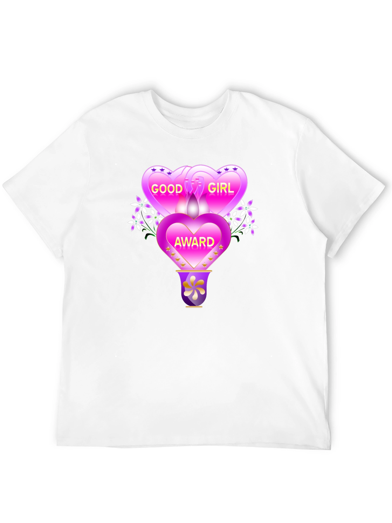 Good Girl Award Graphic Tee - Novelty T-Shirt