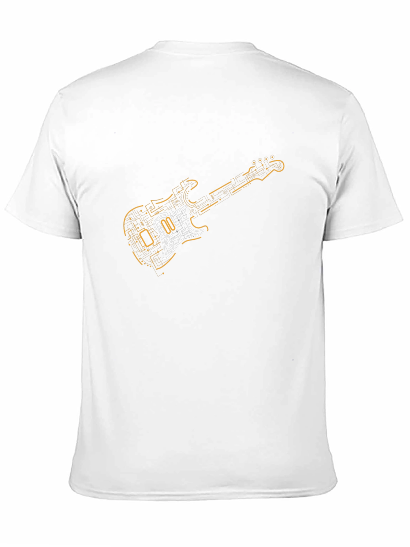 Circuit Guitar Black T-Shirt - Music Lover Gift