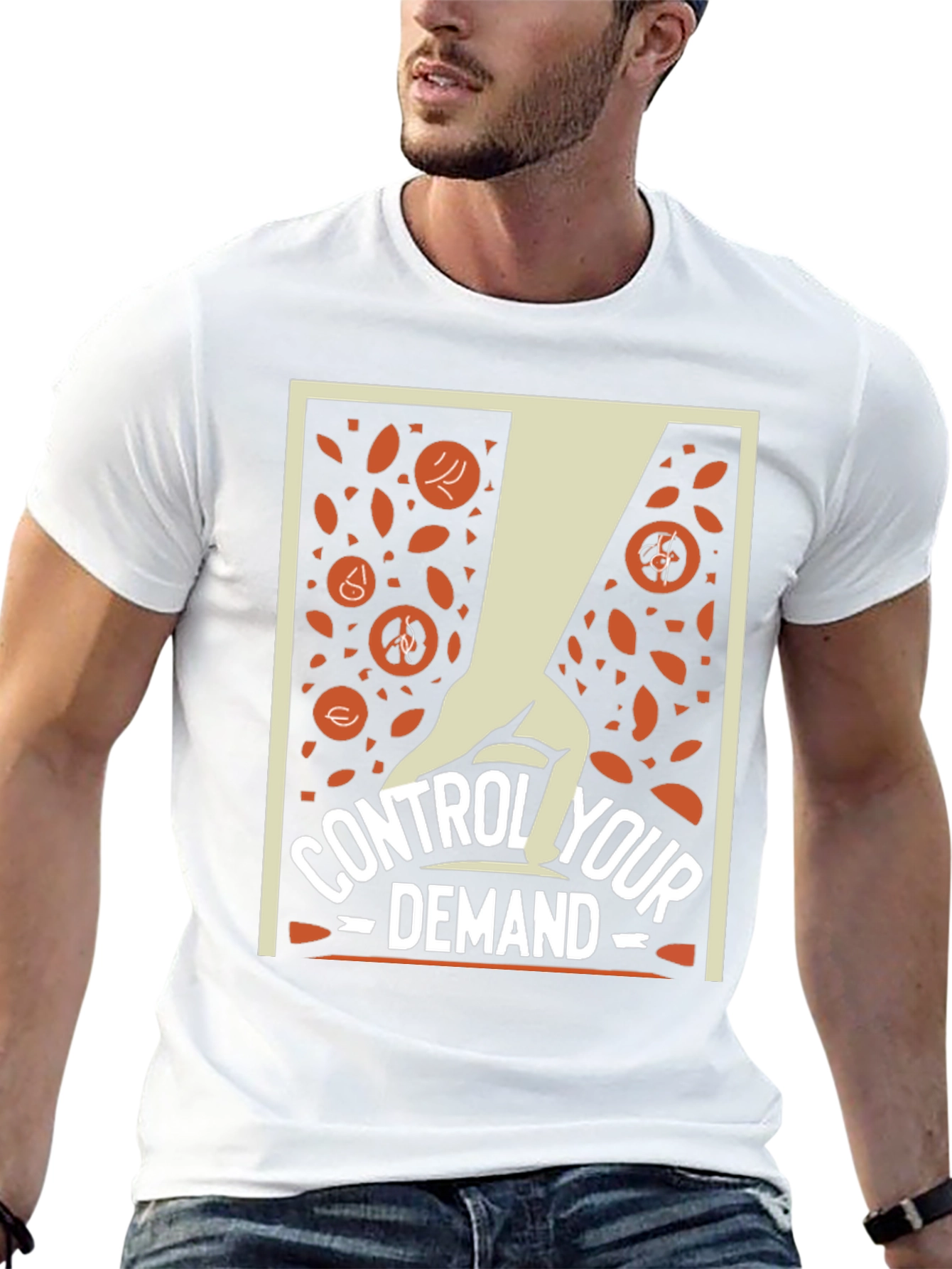 Control Your Demand T-Shirt - Stylish Graphic Tee