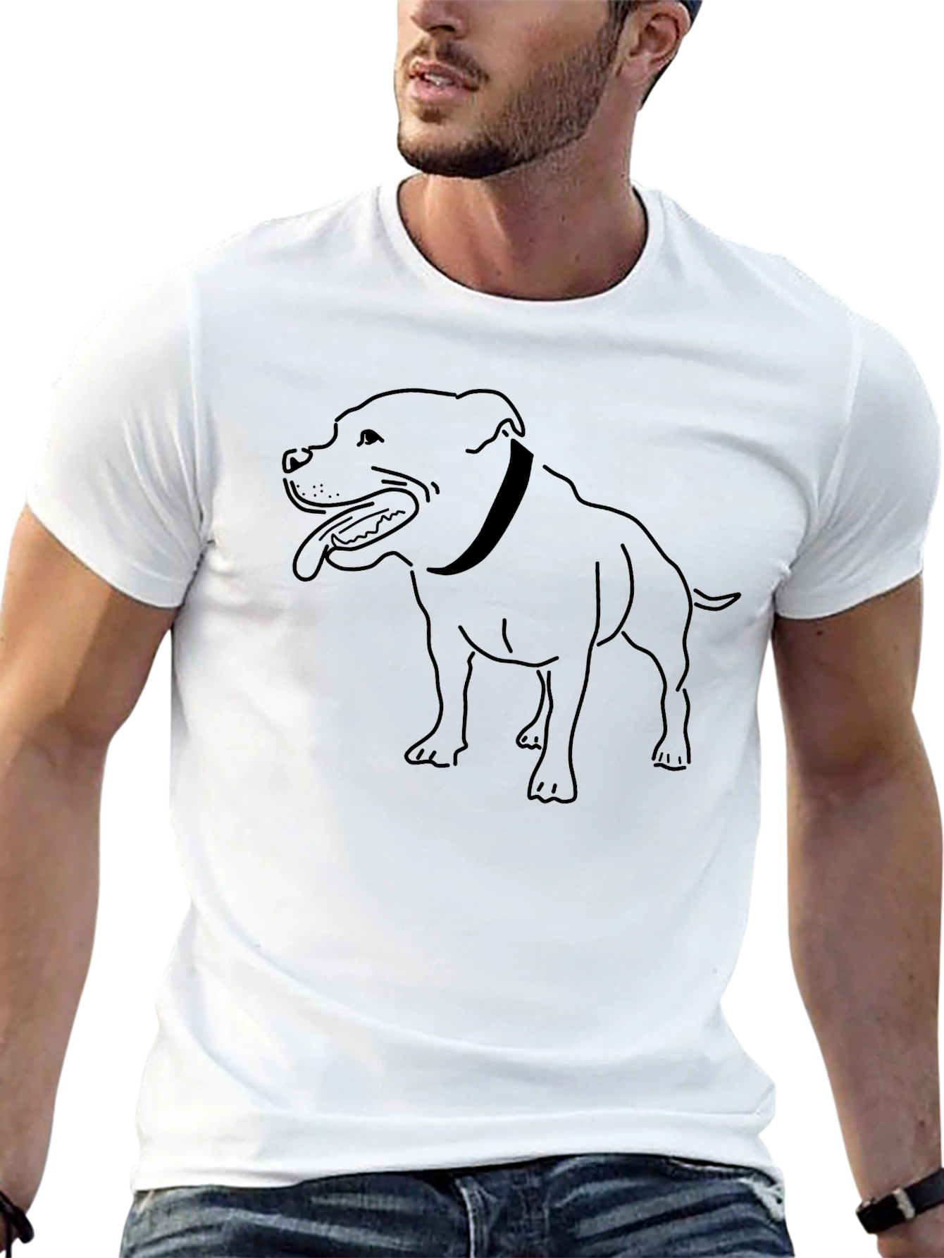 Pitbull Graphic Tee - Black