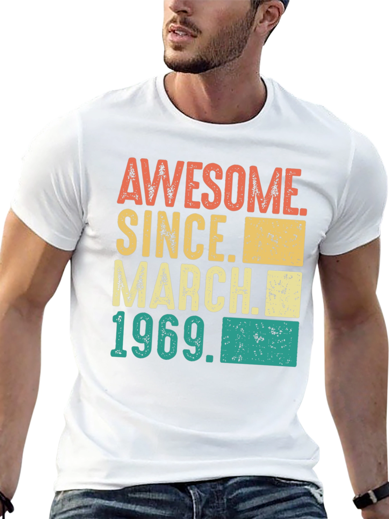 Awesome Since March 1969 Birthday T-Shirt