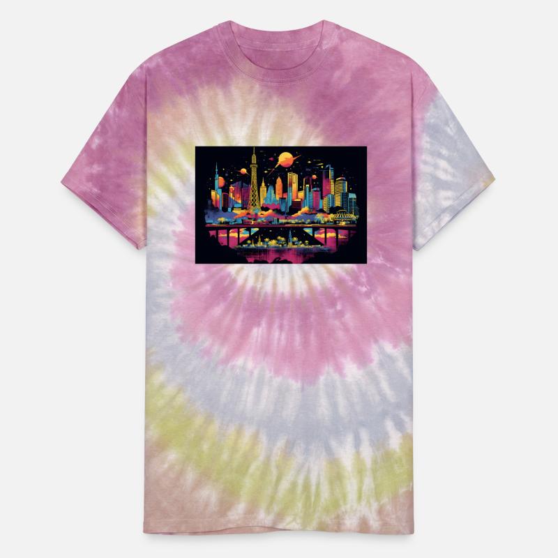 Retro Illustration Las Vegas A Vintage Cityscape