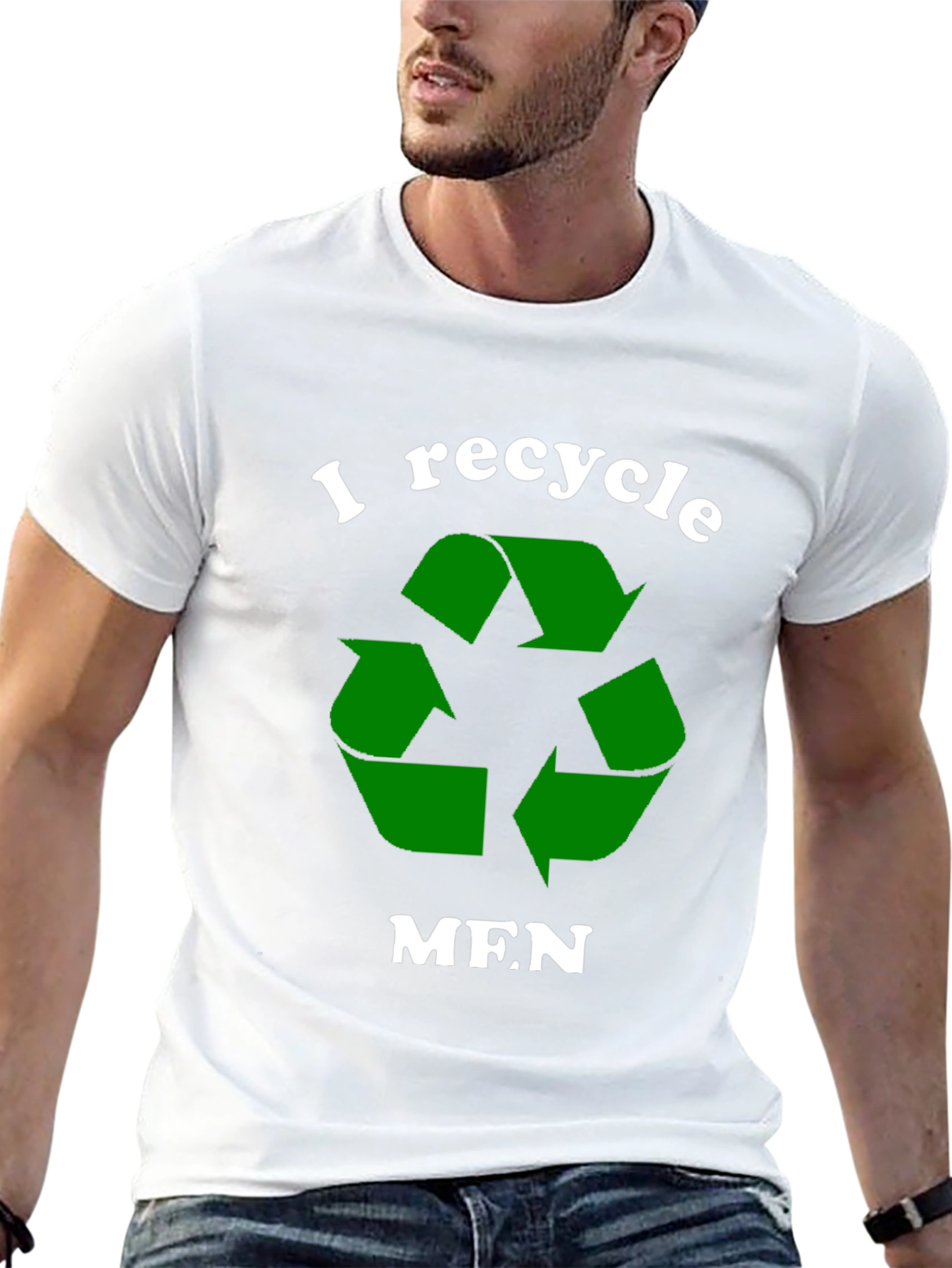 I Recycle Men T-Shirt Funny Dating Tee