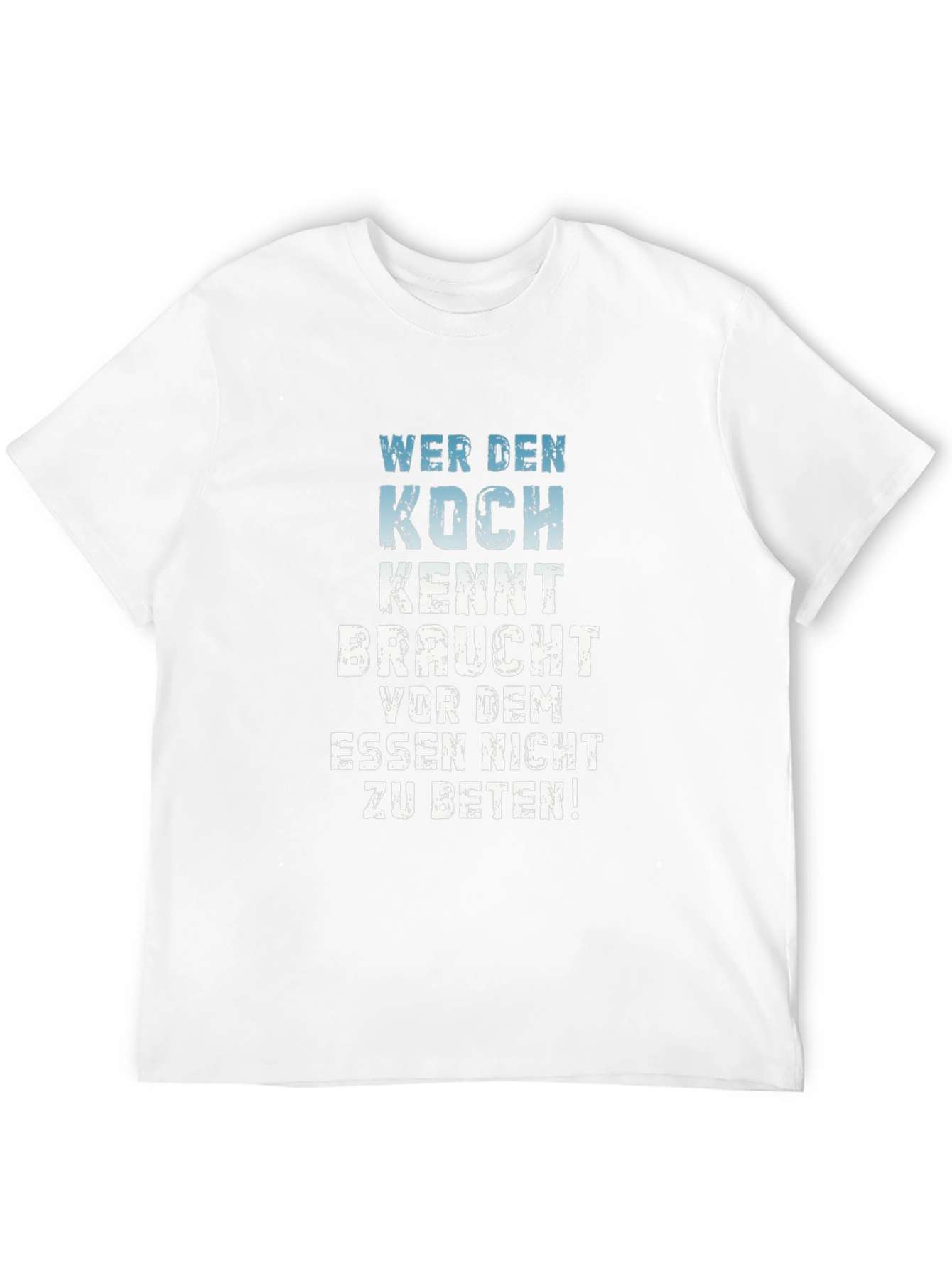 Wer Den Koch Kennt T-Shirt - Black Graphic Tee