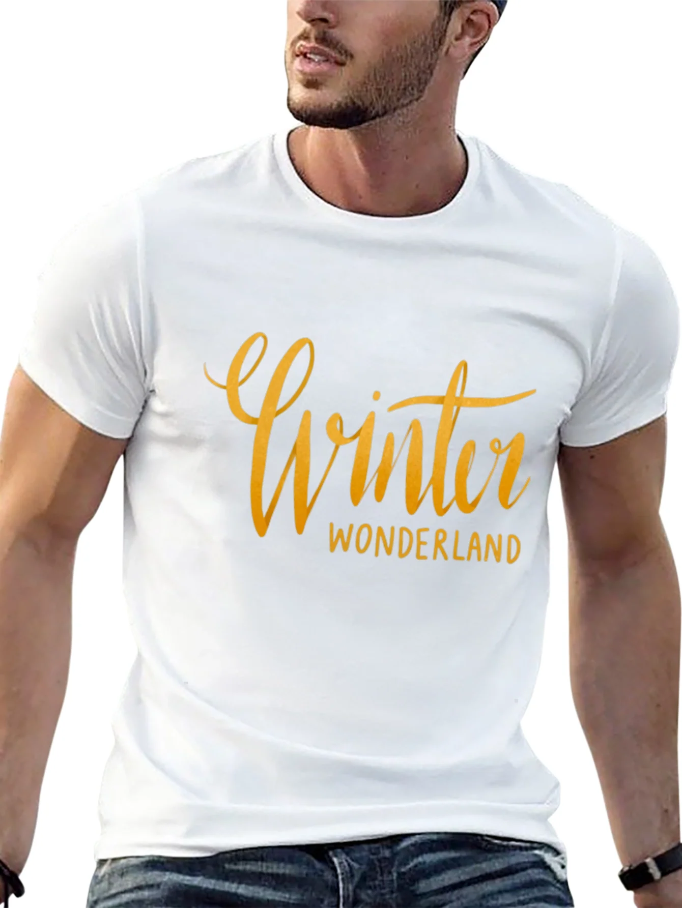 Winter Wonderland Black Graphic Tee