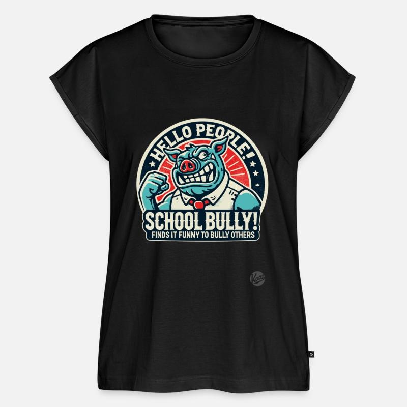School Bully Pig – Satirical Hello People Design