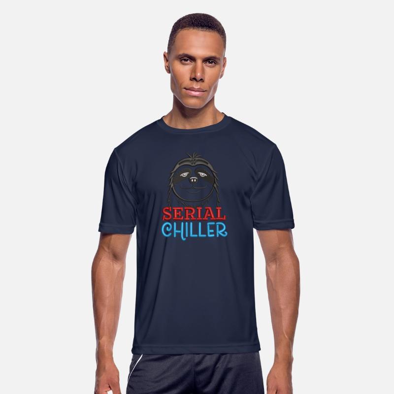 Serial Chiller Funny Sloth Embrodery Effect